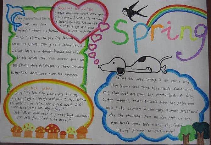 手抄报怎么写怎么组词啊