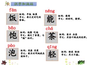 饭怎么组词呀