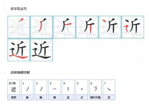 组词怎么占田字格