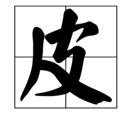 皮怎么加偏旁组词