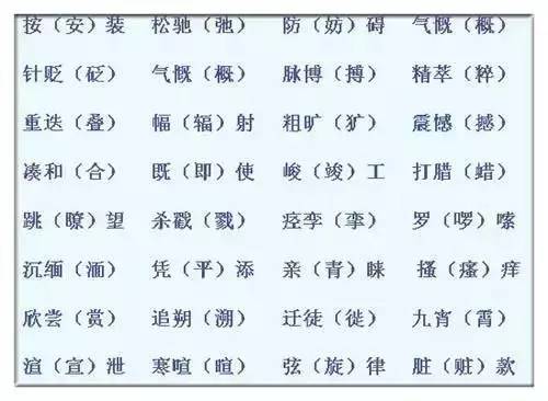高大长快怎么组词语