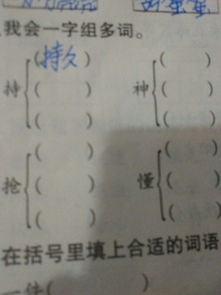 持组词