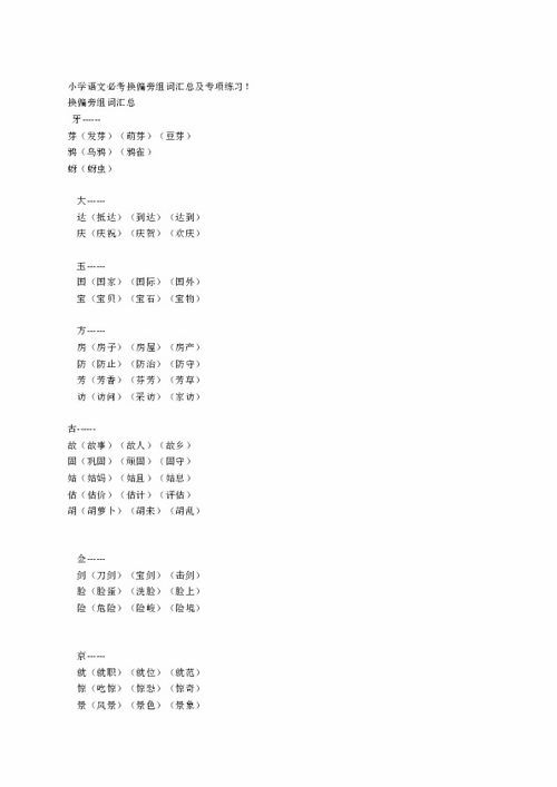 考怎么组词部首是什么