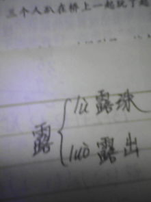 露怎么组词漏雨的漏