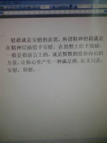 慰藉的意思怎么组词