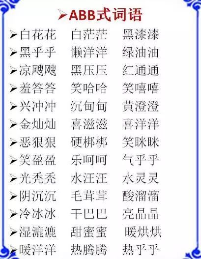 aabb词语怎么组词