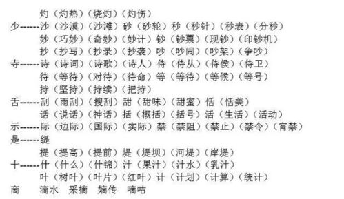坠部首和组词