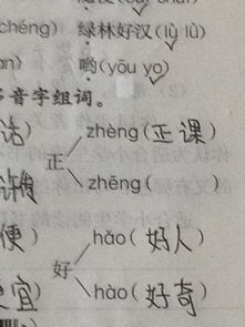 将字多音字组词