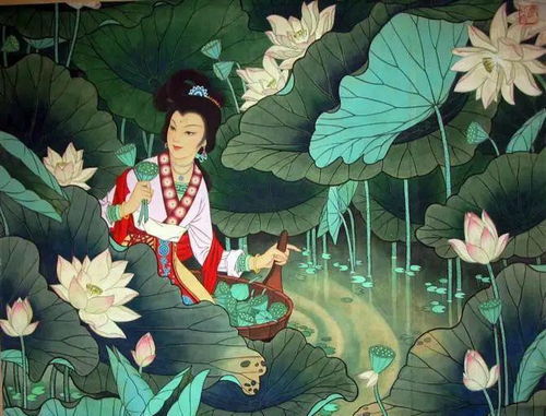 采莲的脸怎么组词