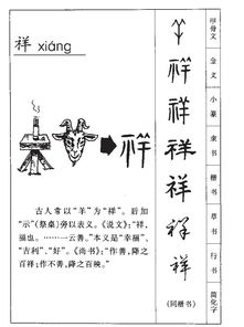 详部首和组词