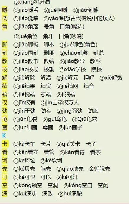 多音字吧该怎么组词