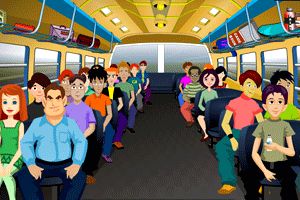 校车的笑可以怎么组词