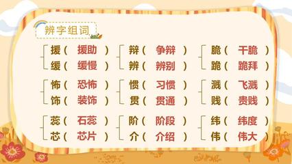 辨和辩的组词(辨和辨的组词)