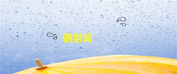 俩组词(儒组词)