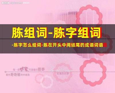 陈组词(衬组词)