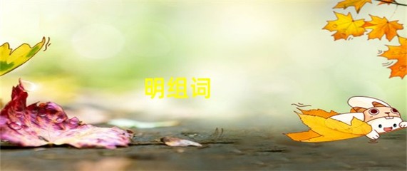 明组词(亮组词)