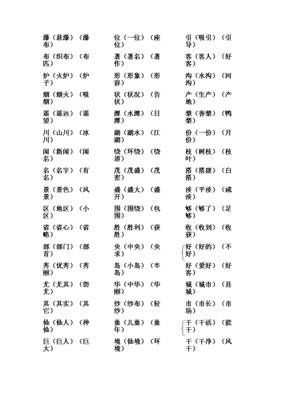 认的组词有哪些(多音字组词大全100组)