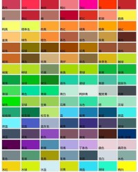 度颜色的色怎么组词