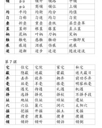 用六组词(用六组词是什么样子)