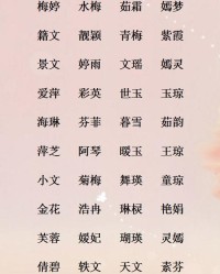 姓名字怎么组词好听