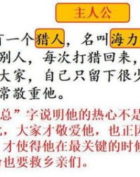 猎人海力布该怎么组词