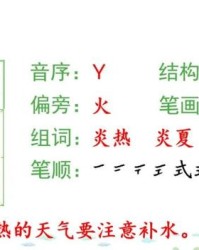 炎热的炎组词(炎热的炎组词和偏旁)