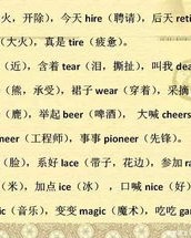 老字用英语怎么组词