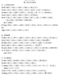 下册怎么组词