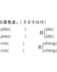 漂多音字组词和拼音(漂字 多音字组词)