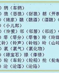 朗的拼音和组词(看词语写拼音)