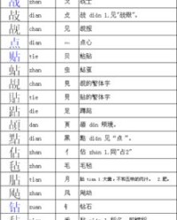 堵组词