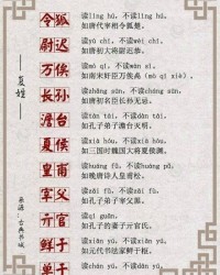 解作为姓氏怎么组词