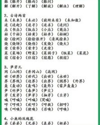 没组词