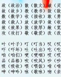 侧字怎么组词