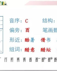 扭部首和组词怎么写