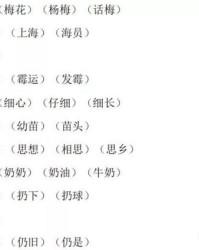 渍加石偏旁组词怎么读