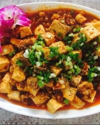 我想看麻婆豆腐怎么组词