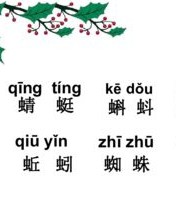 蜻蜓的蜻字能怎么组词