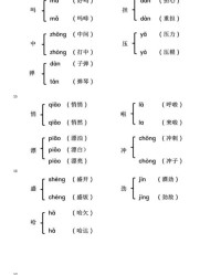 多音字扎怎么组词