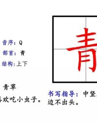 青加偏旁再组词(青加偏旁再组词语有哪些呢一年级)